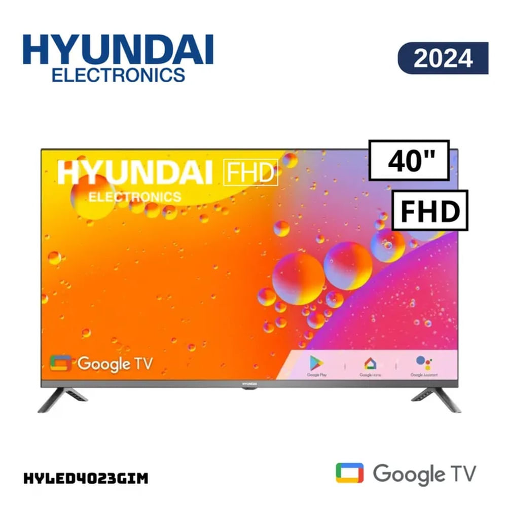 TELEVISOR HYUNDAI FHD 40 HYLED4023GIM GOOGLE TV