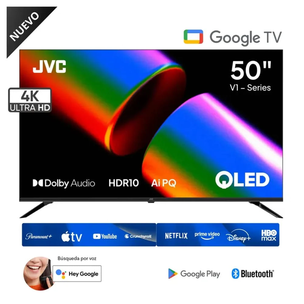 Televisor JVC 50"" QLED Google TV 4K 50KM758 2025