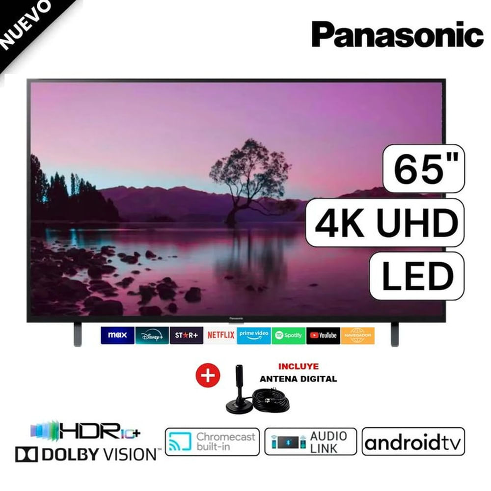 Televisor Panasonic 65 TC-65FX600W Smart TV 4K UHD LED + Antena Digital