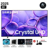 Televisor de 55 Smart Tv Samsung 55U8000F 4K UHD 2025 + Antena Digital