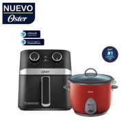 Freidora De Aire Oster 4L Manual Con Revestimiento Antiadherente + Olla Oster 18L