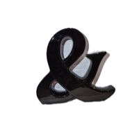 Adorno Decorativo en Forma del Símbolo Ampersand - Adorno Elegante para Sala Regalo Ideal