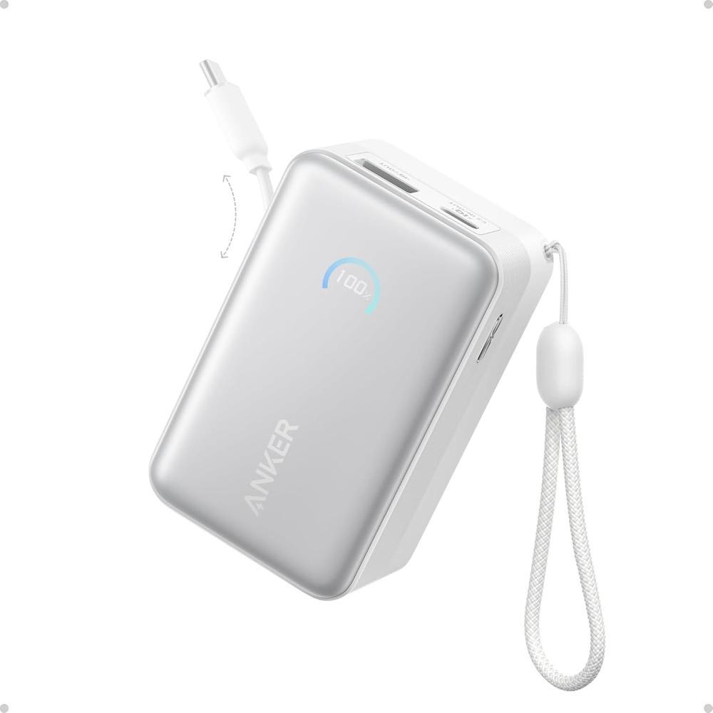 Cargador Portátil Anker Con Cable Retráctil