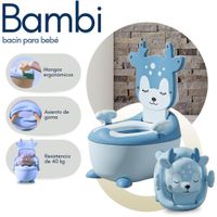 Bacin Para Bebé «BAMBI» De Lujo Azul