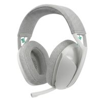 Audifono Logitech G321 con micrófono inalámbrico Lightspeed color blanco