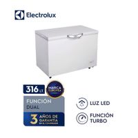Congelador Horizontal Electrolux 316L Blanco Dual EFCC32C2HQW