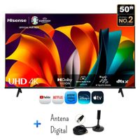 TELEVISOR HISENSE 50 UHD 4K DOLBY VISION SMART + ANTENA DIGITAL