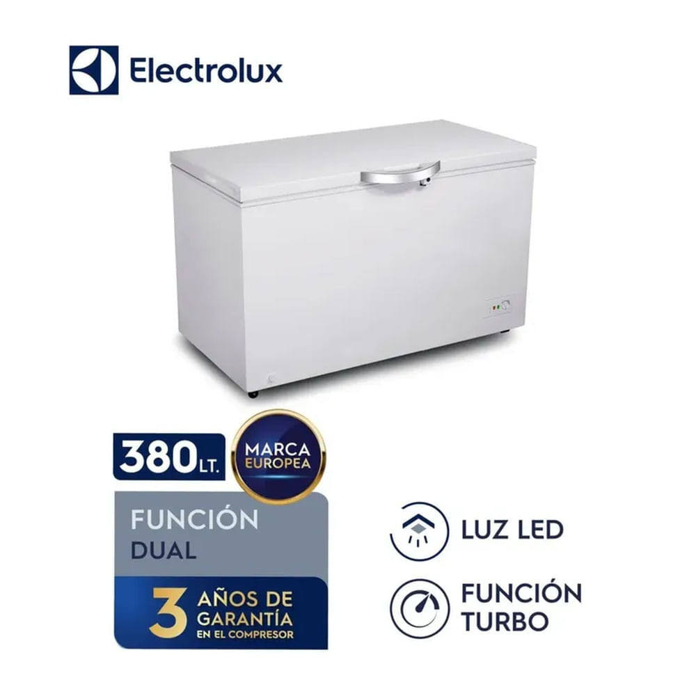 CONGELADORA ELECTROLUX EFCC38C2HQW 380L BLANCO