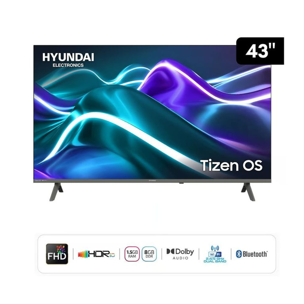 TELEVISOR HYUNDAI 43 HYLED4324TM FHD  Smart Tv