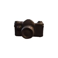 Adorno Decorativo Cámara Fotográfica Color Negro  - Adorno Elegante para Sala Regalo Ideal