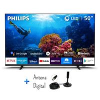 TELEVISOR SMART TV PHILIPS 4K ULTRA HD 50 50PUD7406 + ANTENA DIGITAL