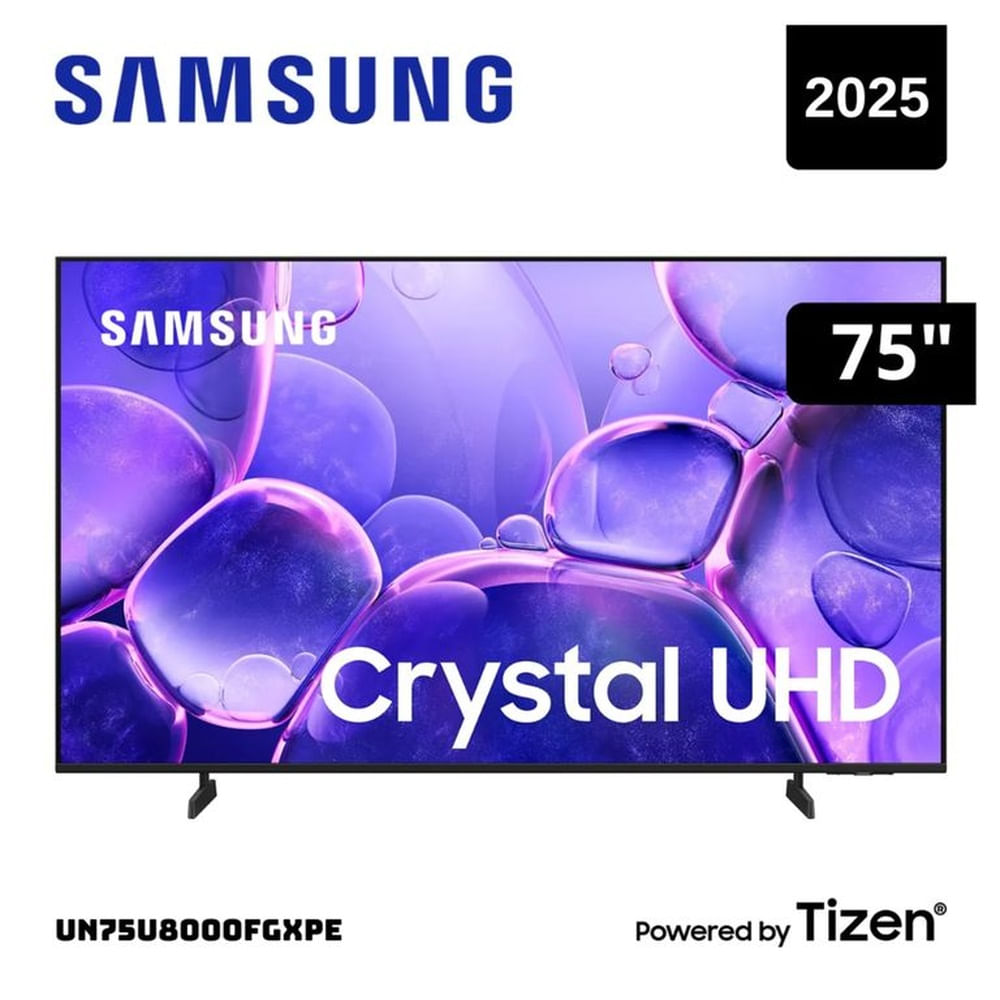 Televisor SAMSUNG CRYSTAL UHD 75 UHD 4K Smart TV UN75U8000FGXPE