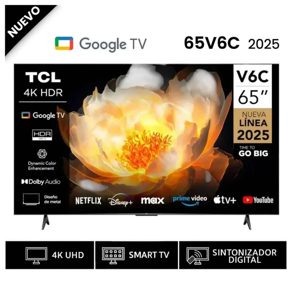 Televisor TCL 65 UHD 4K Smart TV 65V6C