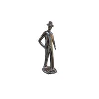 Escultura decorativa inspirada en el icónico Rey del Pop - Adorno Elegante para Sala Regalo Ideal
