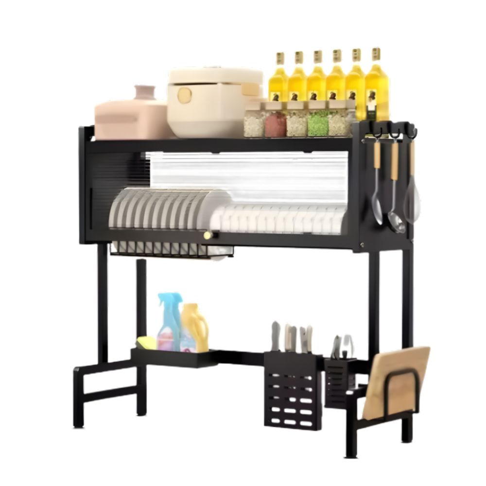 Escurridor De Platos Organizador con Tapa Vintage