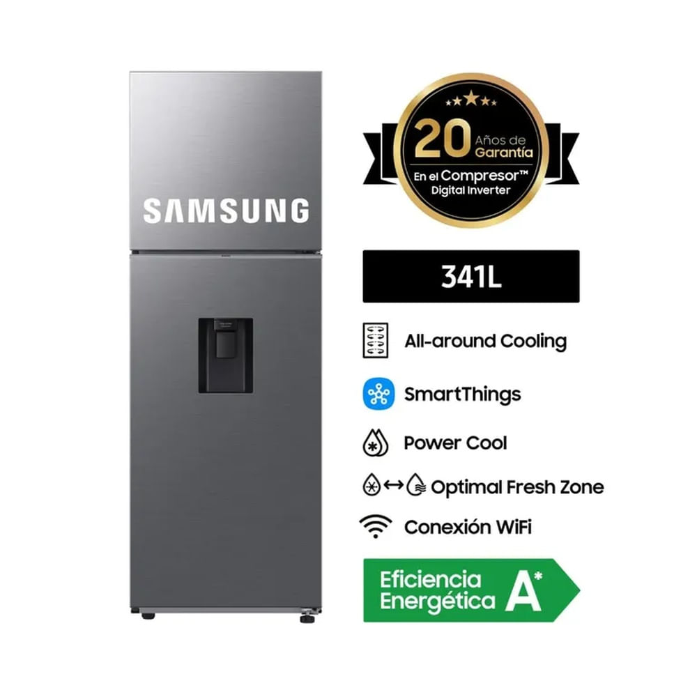 REFRIGERADORA SAMSUNG RT35DG5720S9PE 341LT