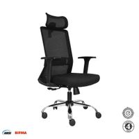Silla Ergonómica Twist Presidente Cromado Negro Ofideas