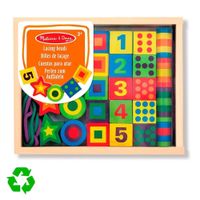 Juego Didactico Encaje de Madera con Cordones Melissa & Doug