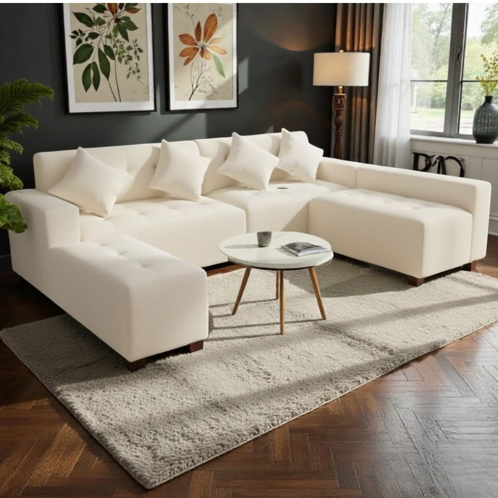 Juego de Sala Nina Ivory Modular