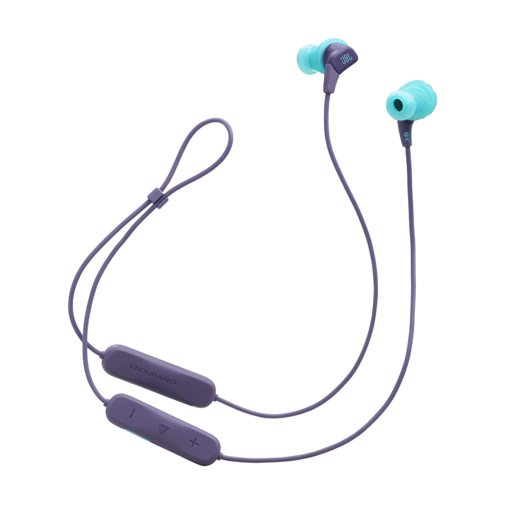 JBL Endurance Run 3 Audífonos Deportivos In-Ear con Resistencia IP65 y Sonido JBL Pure Bass Morado