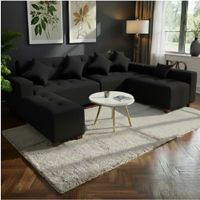 Juego de Sala Nina Negro Modular
