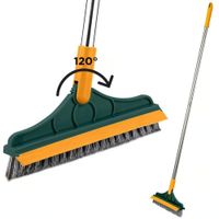 Cepillo Limpiador De Piso Con Secador Rotación 120