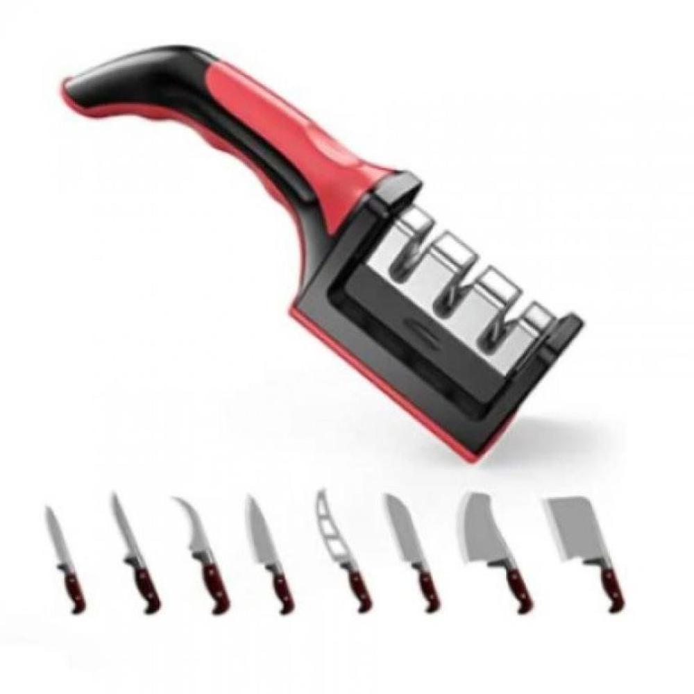 Afilador de cuchillo de 2 filos o 3 filos afilador de cocina portátil