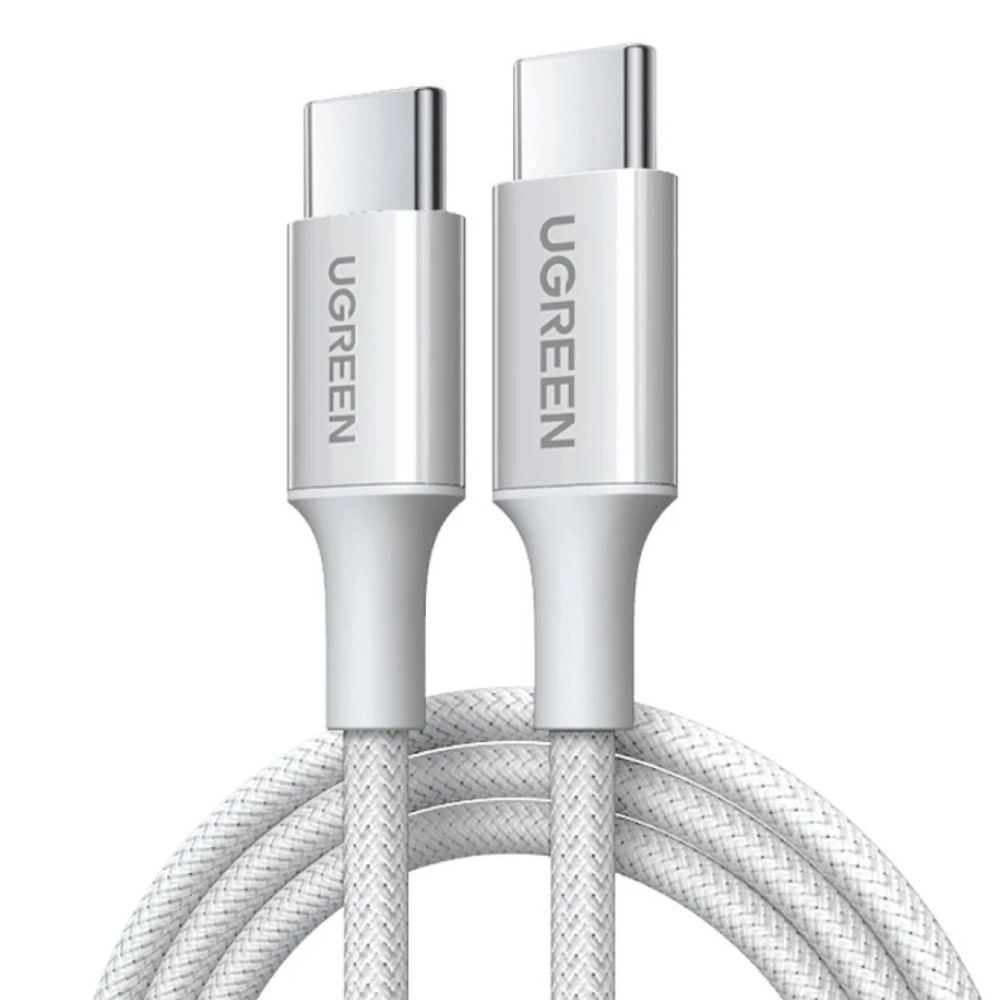 Cable USB-C Ugreen L501 60W 3A 2m Fast Charging Nylon Braided Titanium Gray - 65248