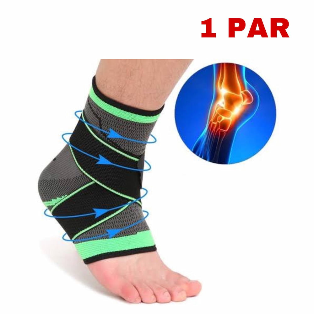 Pack X2 Tobillera Deportiva De Compresión Soporte Y Protección Tobillo