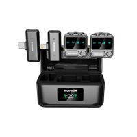 Microfono Dual Movisun Mi F1 con Pantalla Digital ANC