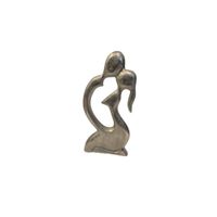 Escultura decorativa abstracta en acabado metálico - Regalo Ideal para el Día de la Madre