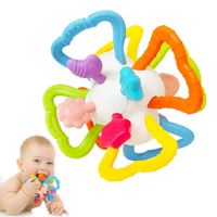 Sonajero Mordedor de Silicona Bola Sensorial Baby