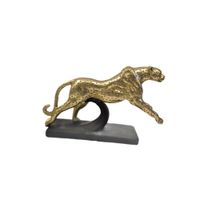 Figura decorativa leopardo dorado  Escultura moderna -437-669290