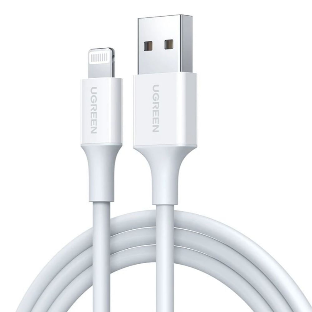 Cable Lightning 1m a USB-A 2.0 con certificación MFi Blanco US155 - 20728