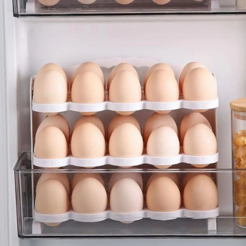 Porta Huevos Apilable Para Cocina Y Refrigeradora