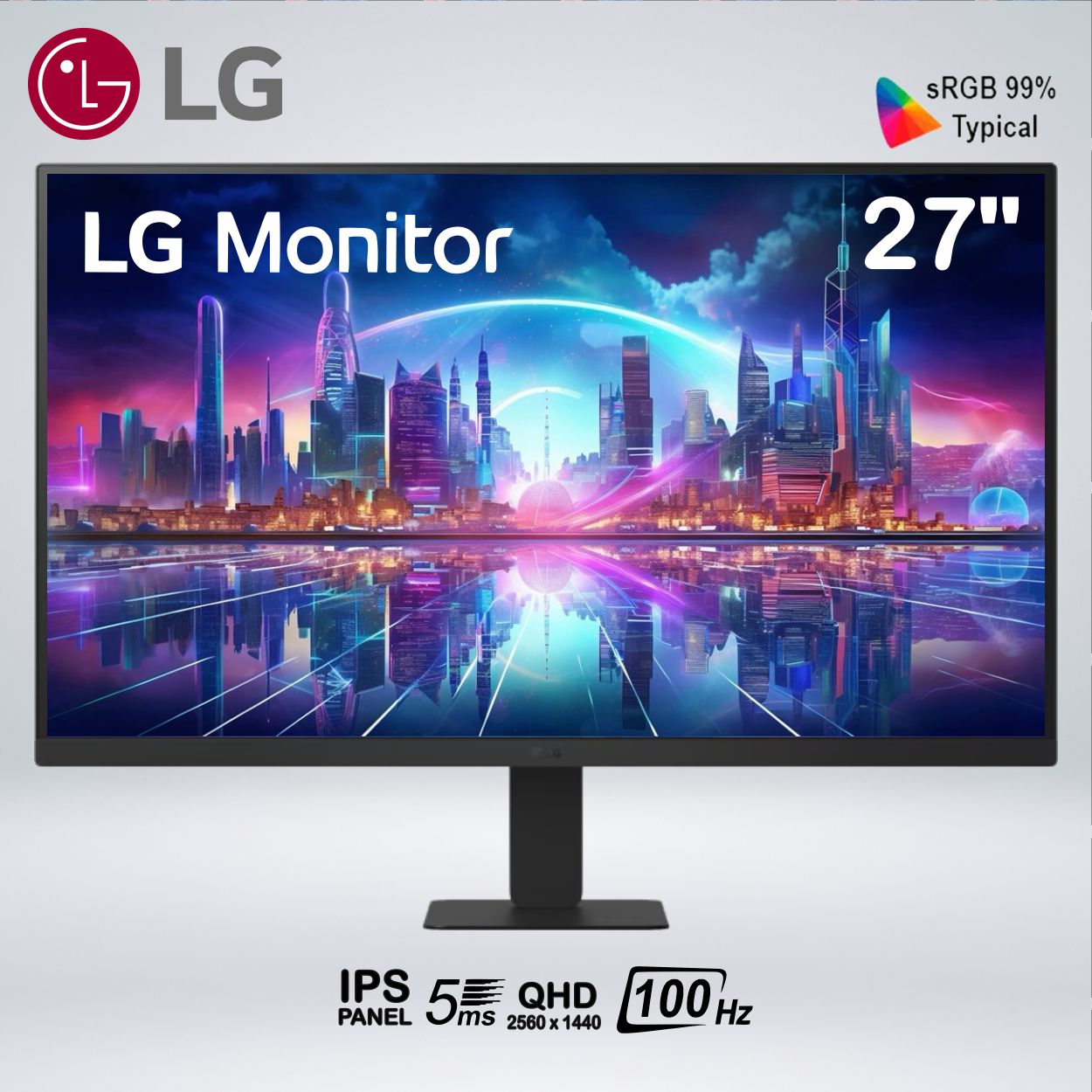 MONITOR 27U631A LG QHD 27 Pulgadas IPS 100hz 5ms HDR10 USB-C LGT024CDSPE