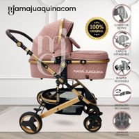 Coche Cuna Moisés de Lujo LOVY BABY Pink