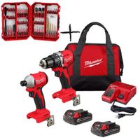 Combo M18 Taladro y Atornillador de impacto+ set de 60 accesorios 3610-259-60