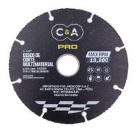 Disco Multimaterial de tungsteno  4 pulgada CA