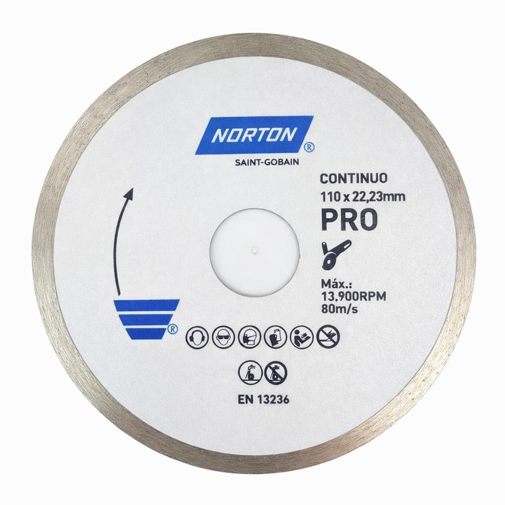 Disco Diamantado Continuo Norton PRO 4 110MM
