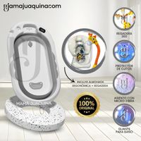 Bañera Plegable con Regadera AQUATICK JIRA Gray