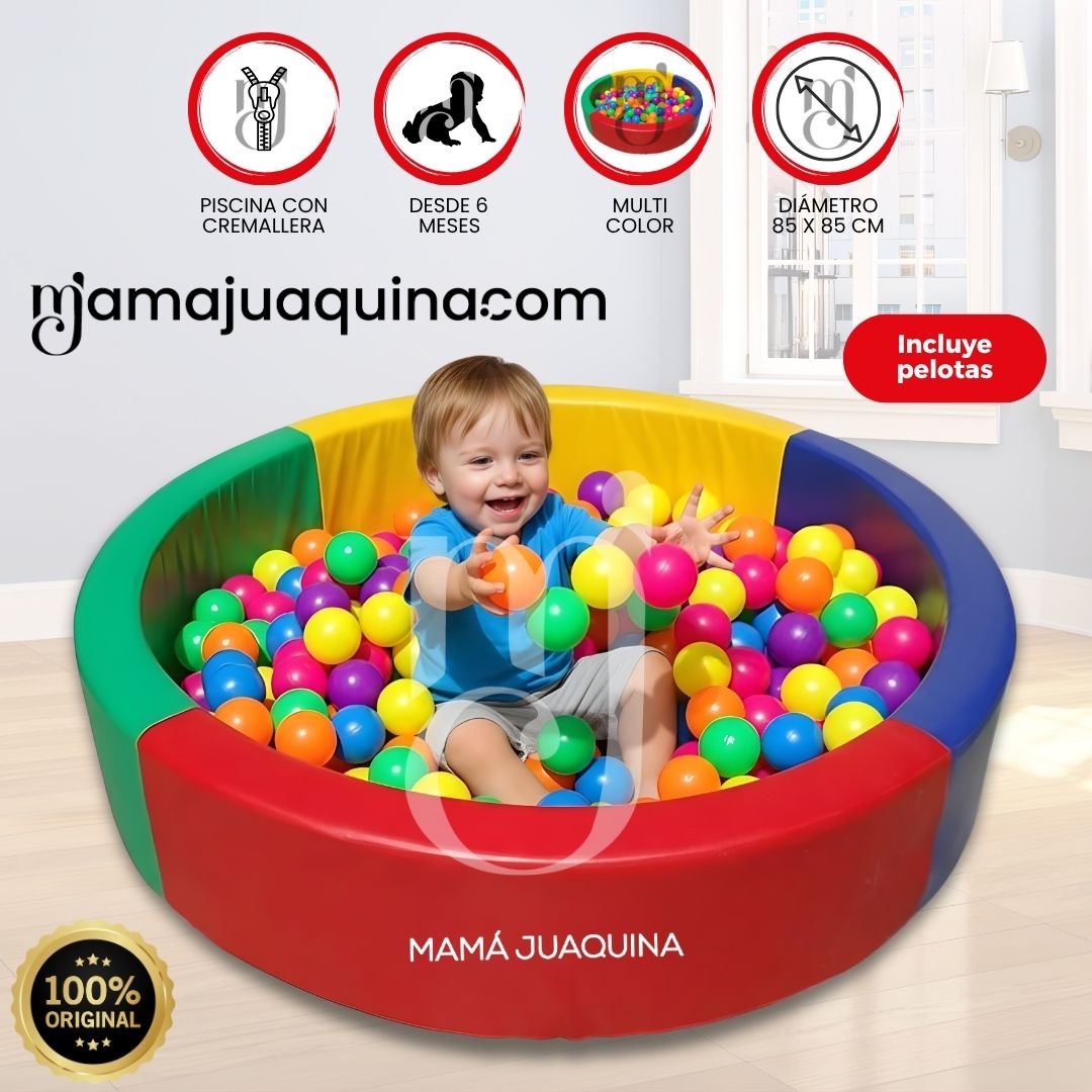 Piscina Didáctica HAPPY POOLY con Pelotas Incluidas Red