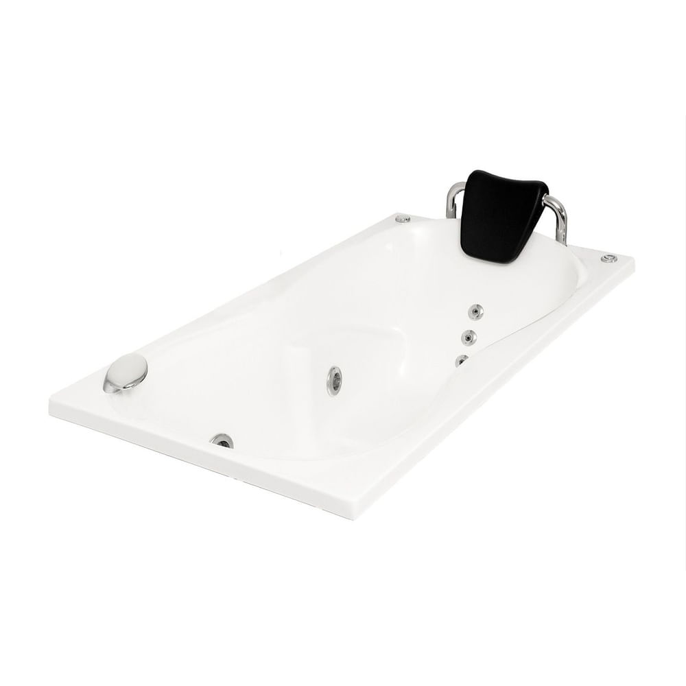 Tina Hidromasaje Milano 1500x800x420 Blanco Tina Hidromasaje Milano 1500x800x420 Blanco