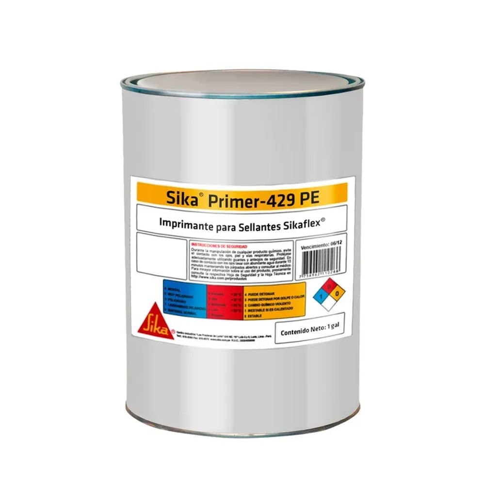 Imprimante para selladores de poliuretano sika primer 429 4L Imprimante para selladores de poliuretano sika primer 429 4L