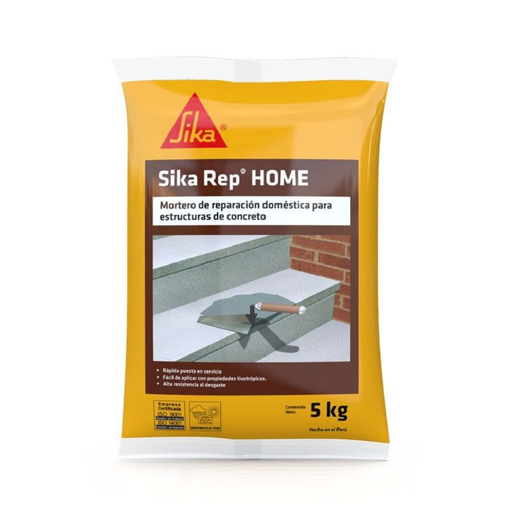 Mortero cementicio de reparación Sika Rep Home 5Kg Mortero cementicio de reparación Sika Rep Home 5Kg
