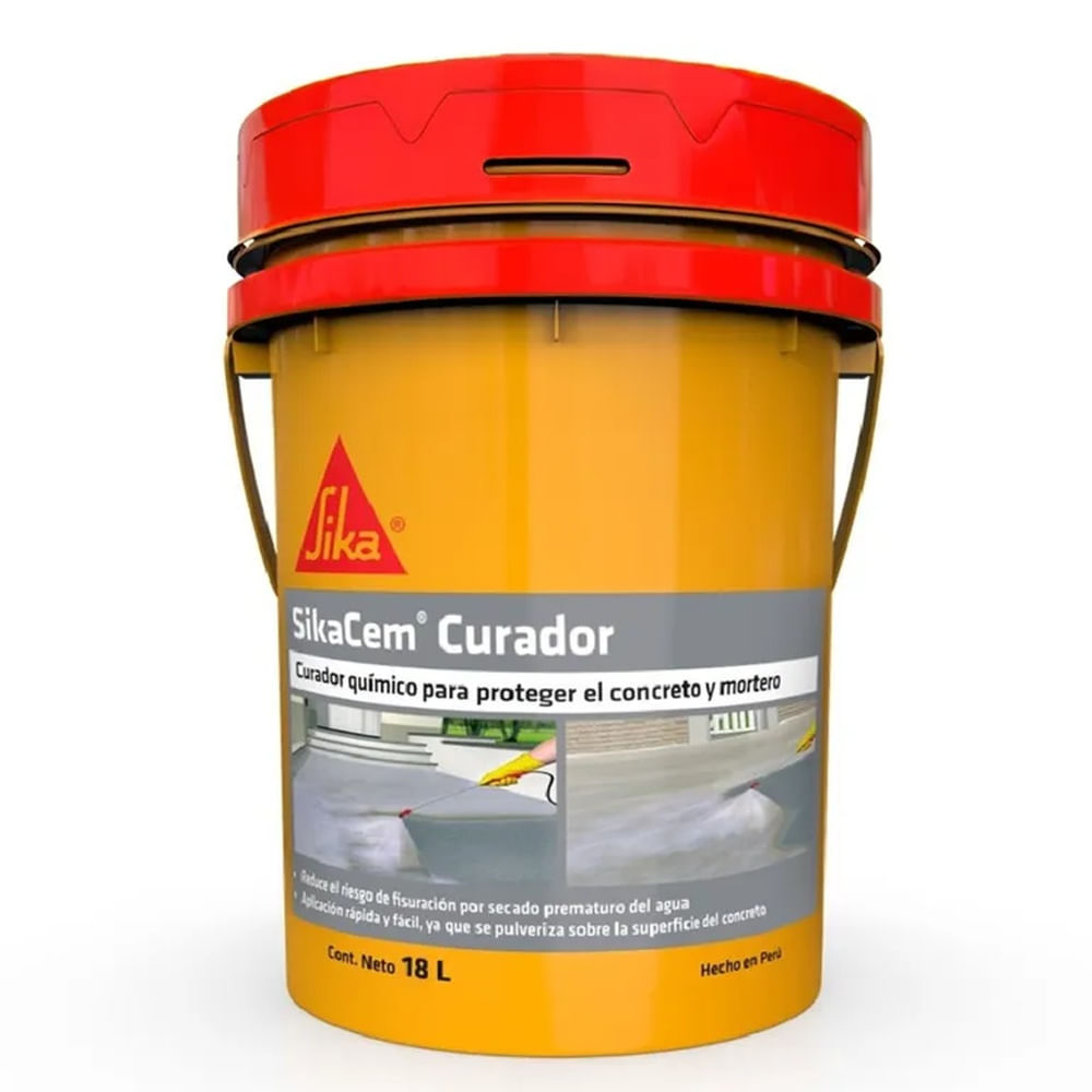 Curador de Concreto y Mortero SikaCem Curador 18L Curador de Concreto y Mortero SikaCem Curador 18L