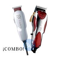 Combo Wahl Cortadora de Cabello Magic Clip 08451-318 y Trimmer Profesional Hero 5 Stars 08991-718