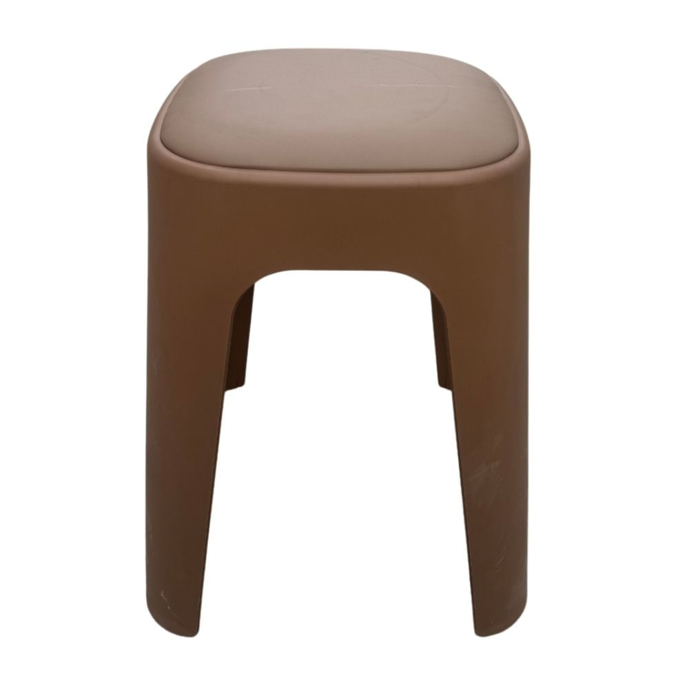 Banco Apilable Marron 32x32x47cm Orange