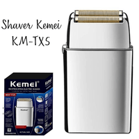 Afeitadora Shaver Kemei Recargable KM-TX5 - PLATEADO