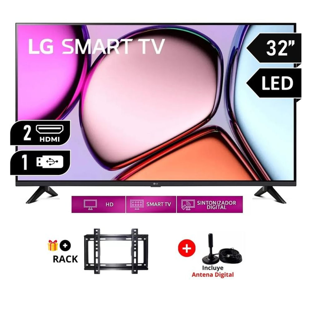 TV 32"" LG -32LQ600BPSA LED HD SMART TV 2024